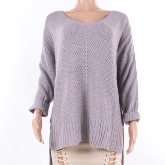 GREY BATWING sleeves top - Sweater - Picture 2 of 5